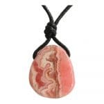 Rhodochrosiet hanger doorboord