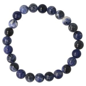 Sodaliet armband met 8mm kralen
