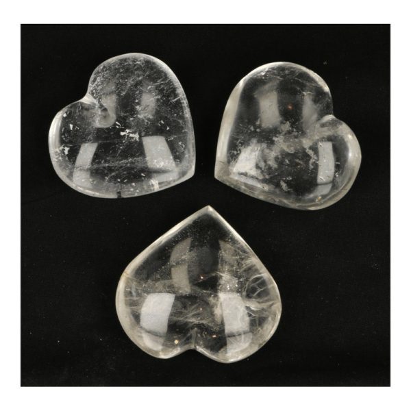 A-kwaliteit bergkristal hart van 5cm breed
