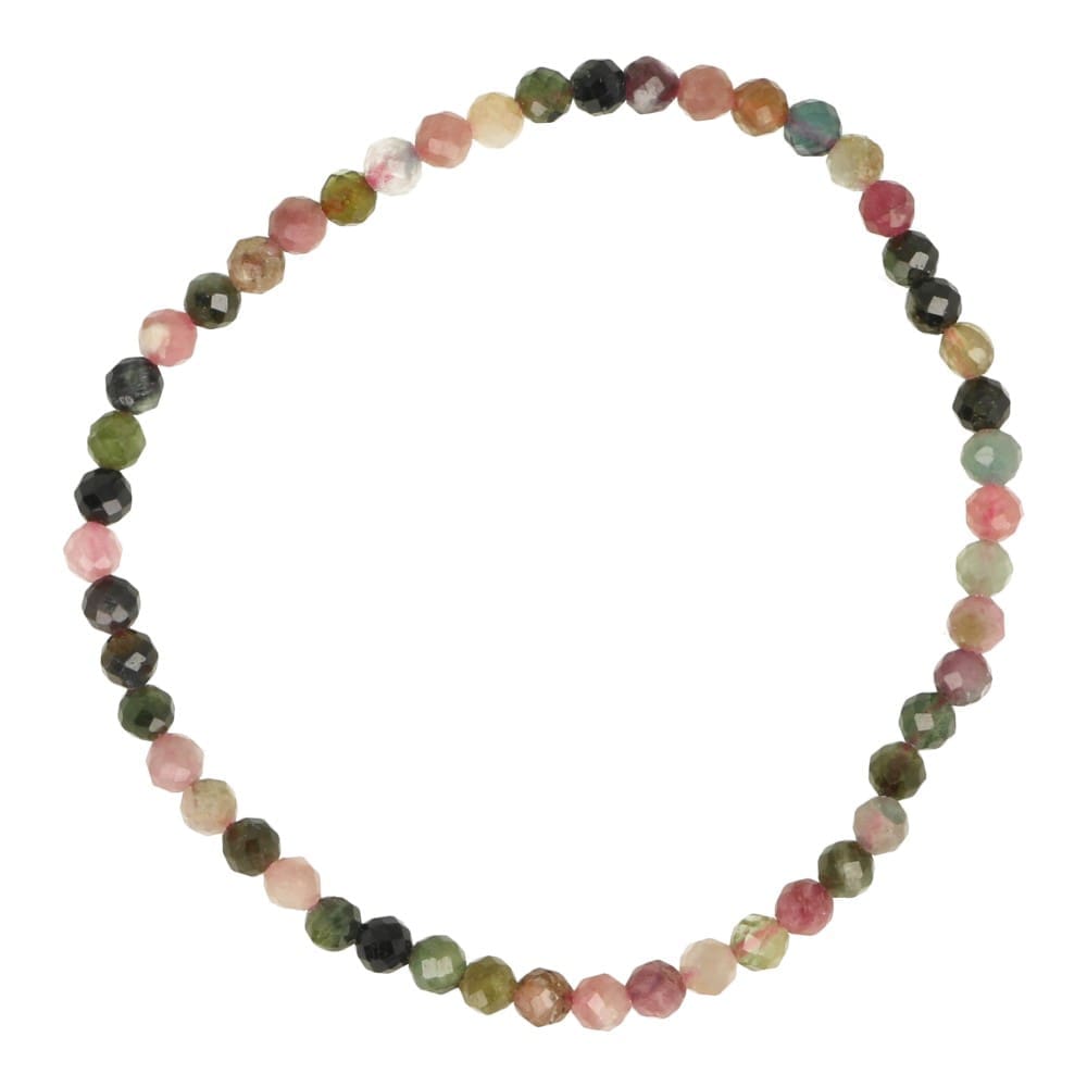 Fraaie toermalijn multicolor armband facet geslepen