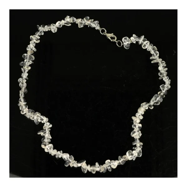 Bergkristal ketting split van 45cm lang