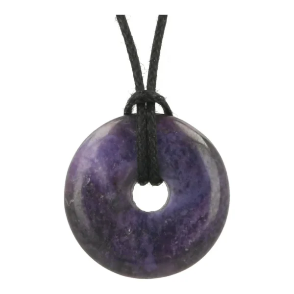 Mooie sugiliet donut hanger met diameter van 2cm